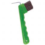 Hoof Pick & Brush with Wave Grip Handle, Green No.563 